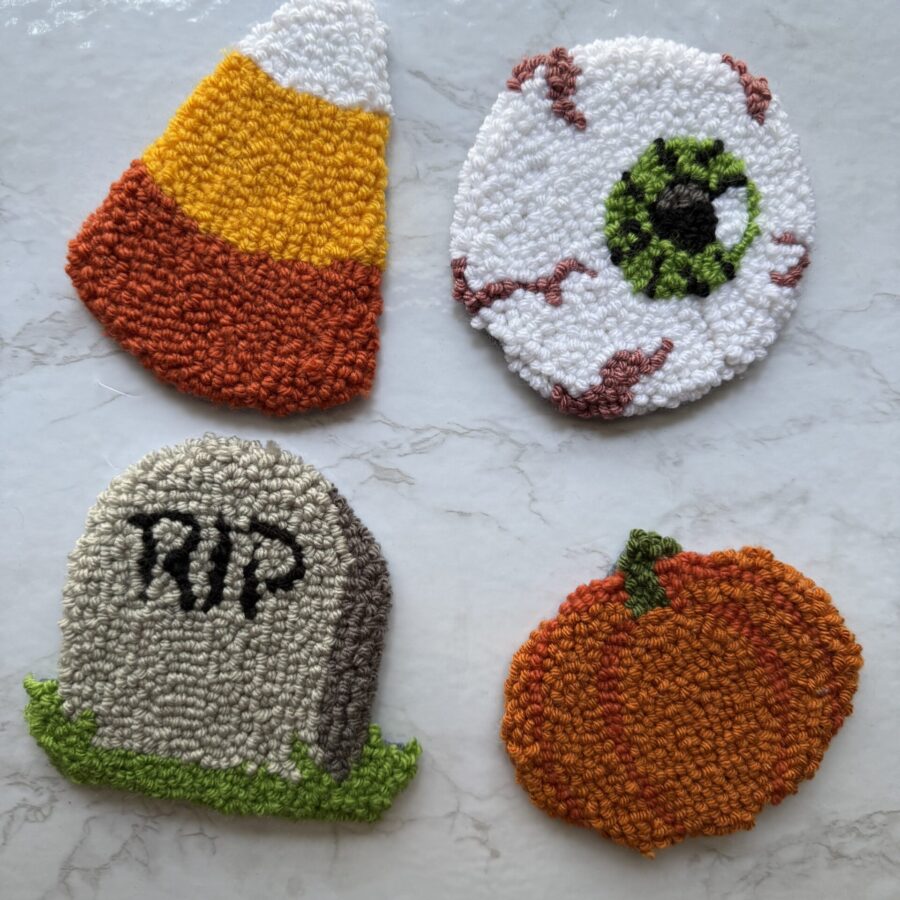 Halloween Mug Rugs | Set of 4