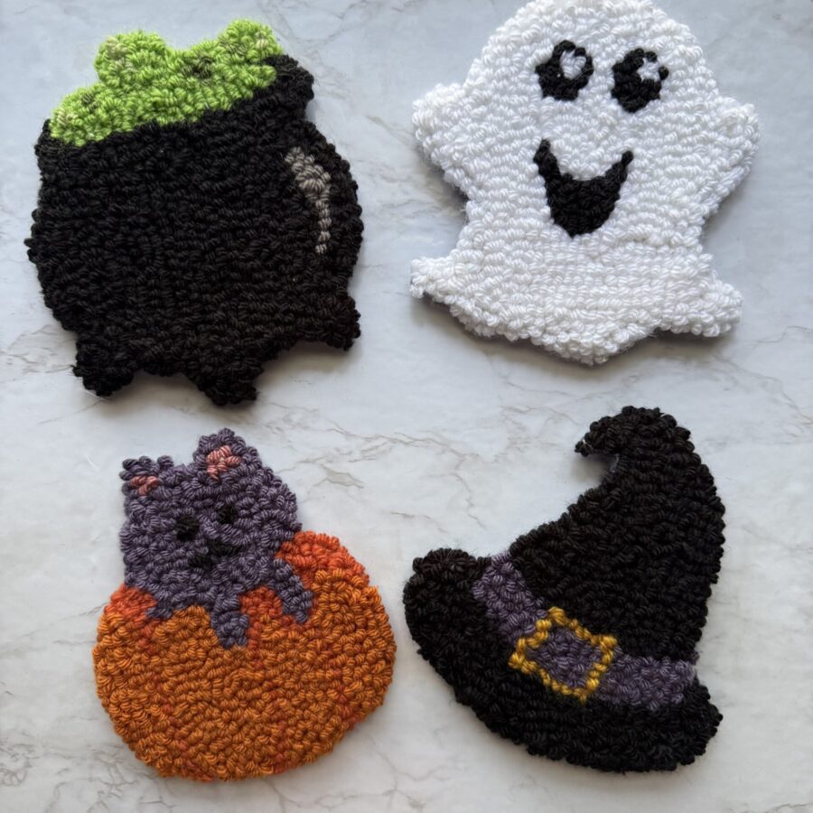Halloween Mug Rugs 2 | Set of 4