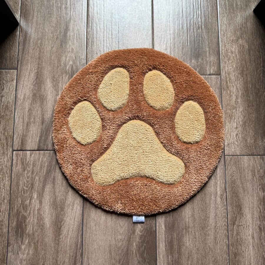 Tan Paw Print