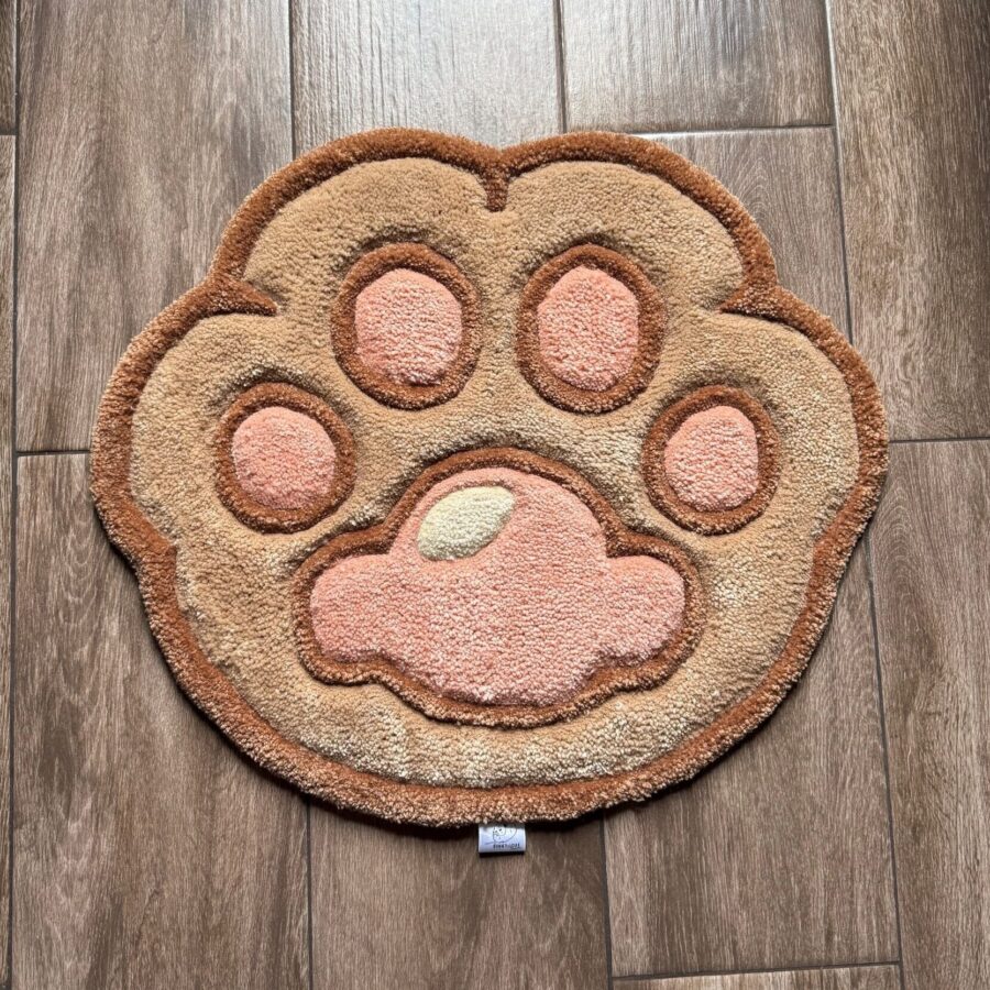 Tan Cat Paw Print